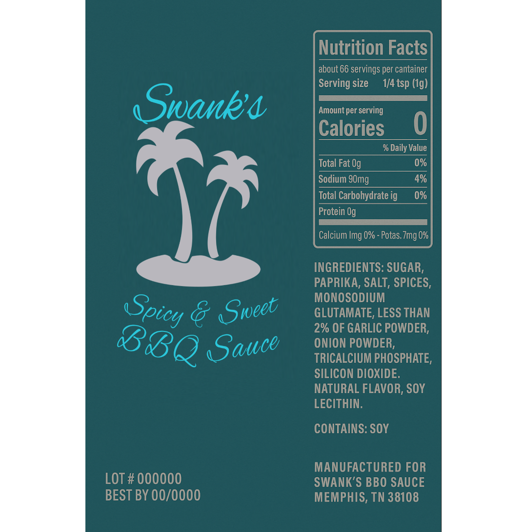 Swank’s Spicy & Sweet BBQ Sauce